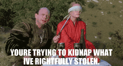 You are trying to kidnap.gif